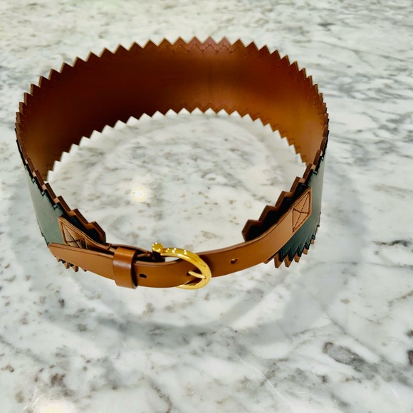 Salvatore Ferragamo Wide Leather Belt - Size 75 - Brand New - Picture 5 of 11